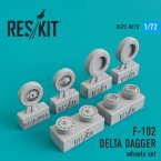  Convair F-102 Delta Dagger wheels set