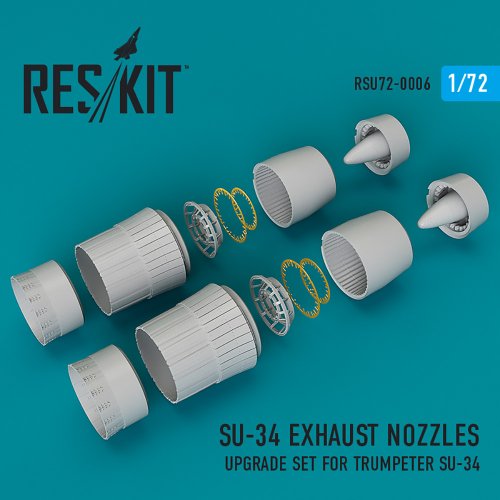 Su-34 exhaust nozzles (for Trumpeter Kit)