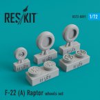    F-22A Raptor wheels set