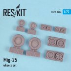  Mig-25 wheels set