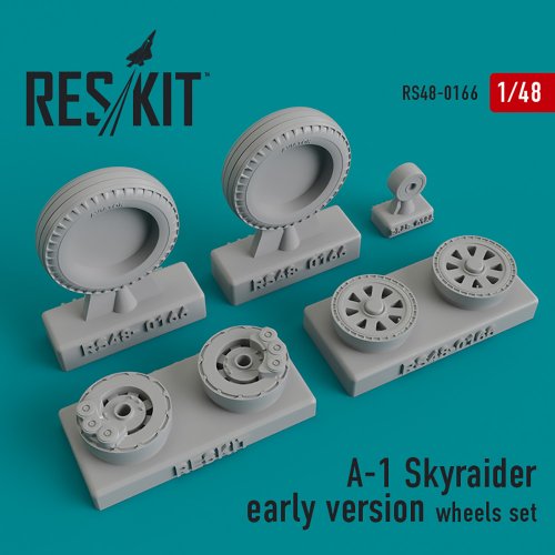  A-1 Skyraider early version wheels set