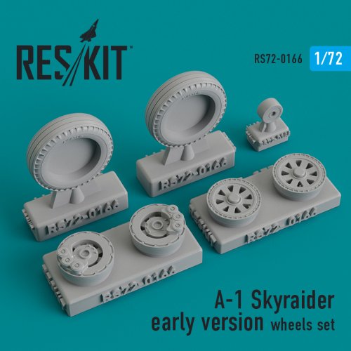   A-1 Skyraider early version wheels set