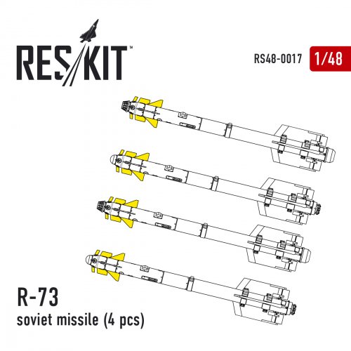 R-73 Soviet Missile (4 Pcs.)