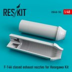 F-14A closed exhaust nozzles for Hasegawa Kit