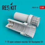 F-15 open exhaust nozzles for Hasegawa Kit
