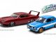     DODGE Charger Daytona 1969 and  FORD Escort RS 2000 MkI 1974 &quot;Fast &amp; Furious&quot; Drag Scene  ( / &quot; VI&quot;) (Greenlight)