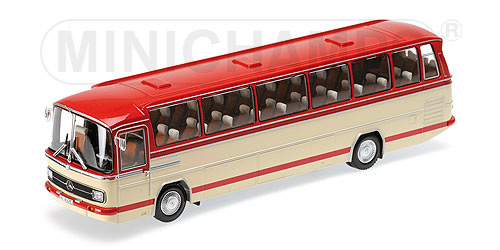 MERCEDES-BENZ O 302 - BUS - 1965 - RED/CREAM