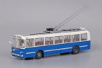 Модель троллейбуса 5 бело-синий