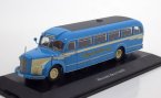 Автобус MERCEDES-BENZ O6600 "Wanderfreund" с фигуркой водителя 1955 Blue/Cr&#232;me