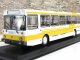 Масштабная коллекционная модель Автобус Ликинский-5256 городской, белый/желтый (модель уценена) (Classicbus)