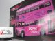 Масштабная коллекционная модель Лондонский автобус Big Pink Sightseeing (Sunstar)