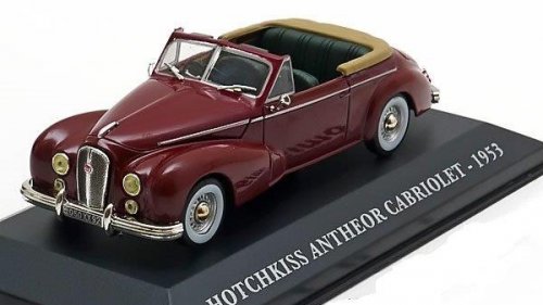 HOTCHKISS ANTHEOR CABRIOLET 1953 Dark Red