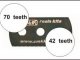    Ultra smooth and extra smooth saw (2 sides) 1p (CMK)