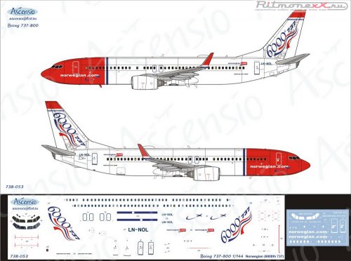    Boeing 737-800 Norwegian (6000th 737)