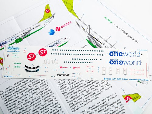    Boeing 737-800 One World S7 Airlines