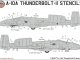    A-10A Thunderbolt stencils (UpRise)