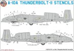 A-10A Thunderbolt stencils