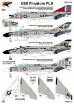 USN Phantom Pt.2 - F-4G VF-213, F-4J VMFA-333, F-4B VF-143, F-4B VMFA-531