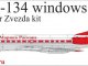    Tupolev Tu-134 for Zvezda kit (black) (UpRise)