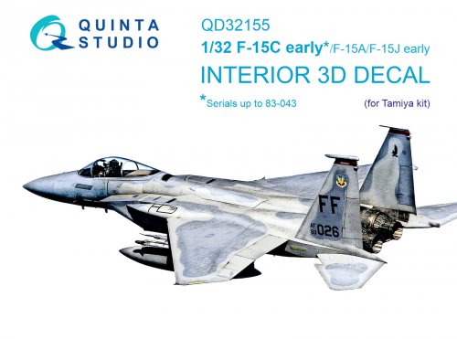 3D    F-15C Early/F-15A/F-15J early (Tamiya)