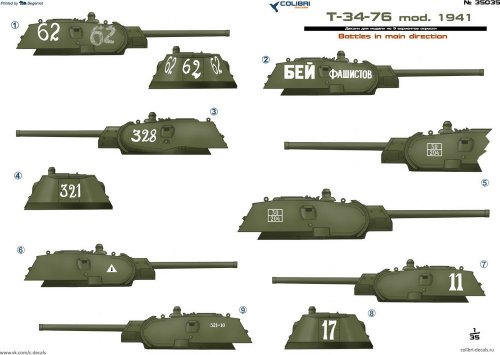  T-34-76 model 1941. Part I  Battles in main direction