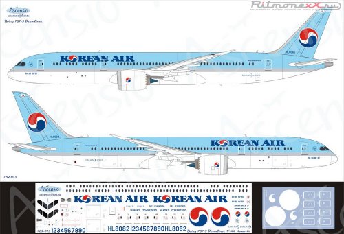    Boeing	787-9 Korean Air