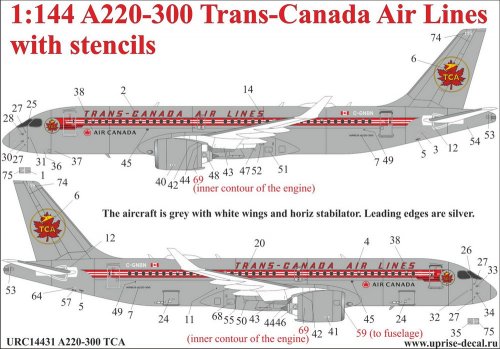  A220-300 Trans Canada Air Lines Retro