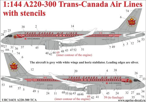   A220-300 Trans Canada Air Lines Retro