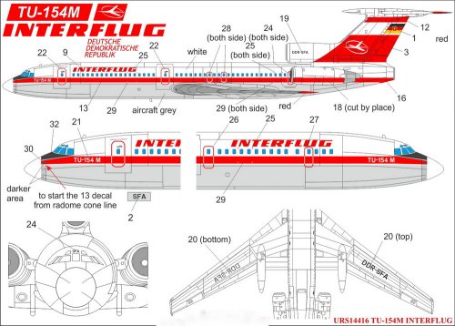   Tu-154M Interflug