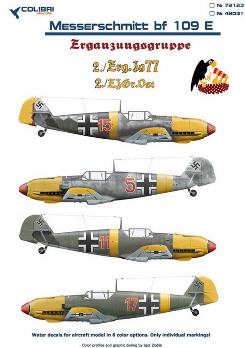 Bf-109 E ErgGr.JG 77/ ErgJGr. Ost