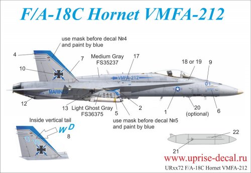   F/A-18C Hornet VMFA-212