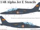    Alpha Jet E stencils+insignia (UpRise)