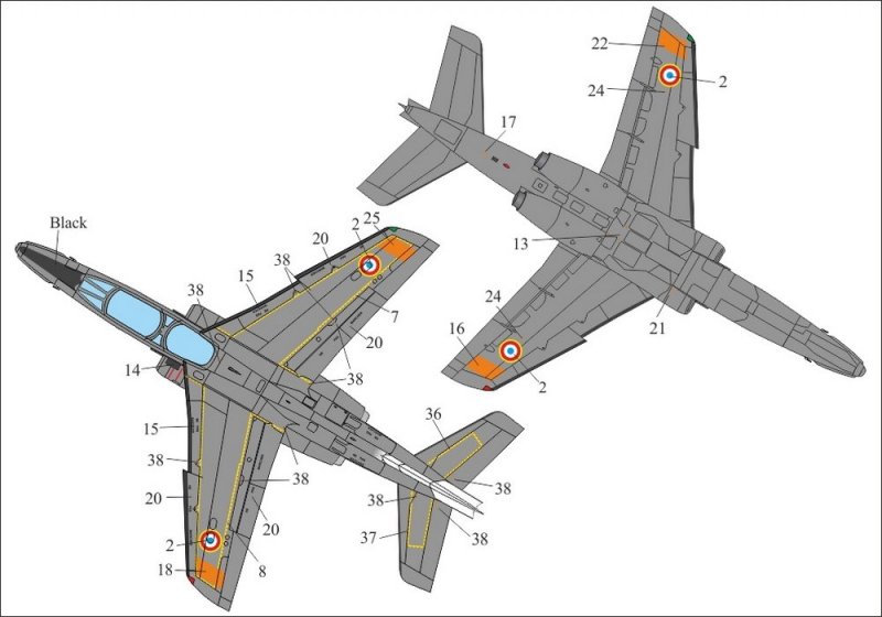 Alpha jet чертеж