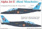 Alpha Jet E "Rene Mouchotte" with stencils