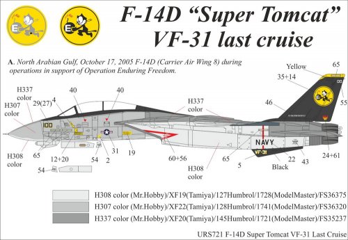   F-14D Tomcat VF-31 Last Cruise