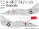    A-4E/F Skyhawk stencils (UpRise)