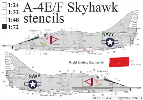 A-4E/F Skyhawk stencils