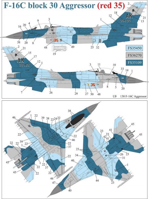   F-16C Aggressor RED 35