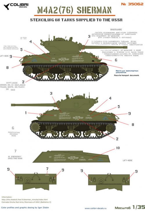   M4A2 Sherman (75) w - Stencil Lend-Lease