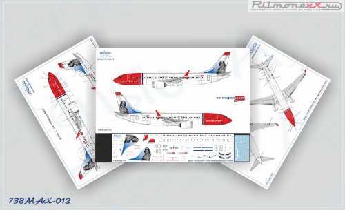    Boeing 737-8 MAX Norwegian (Benjamin Franklin)