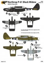 Nothrop P-61 Black Widow. USAF, 2 Markings