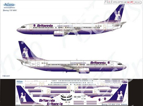    Boeing 737-800 Britannia