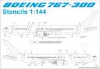   Boeing 767-300 Stencils