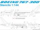      Boeing 767-300 Stencils (UpRise)