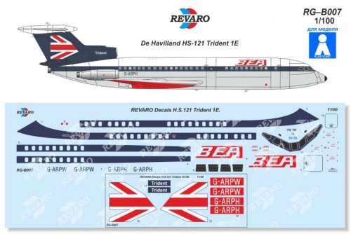  HS-121 Trident 1E British European Airways