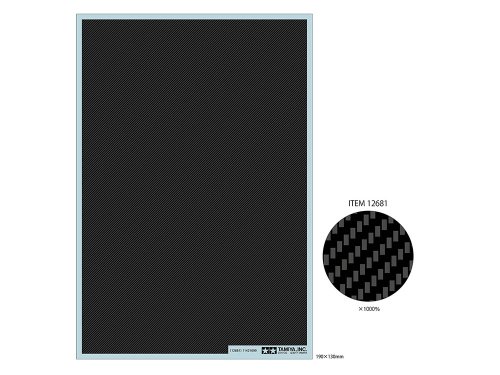  Carbon Pattern Decal Set - Twill Weave/Fine