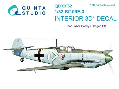    Bf 109E-3 (  Cyber-hobby/Dragon)