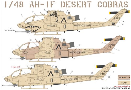   AH-1F Desert Cobras