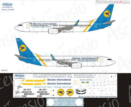    Boeing 737-800 Ukraine International Airlines
