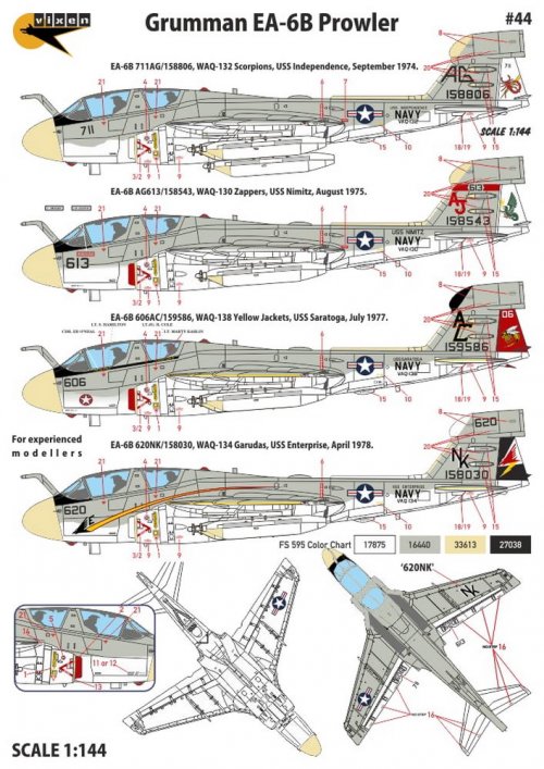 EA-6B Prowler, 4 Markings USN